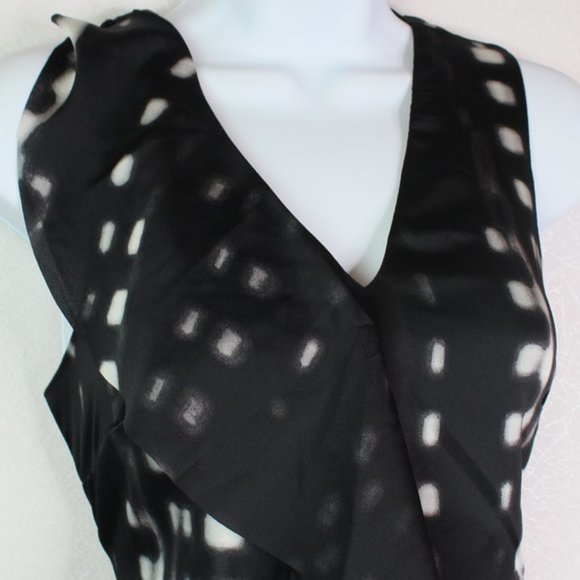 Banana Republic Ruffle Neckline Hi Lo Dres… - Picture 3 of 14